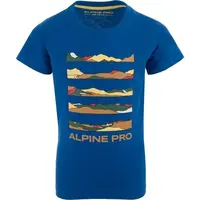 ALPINE PRO IKEFO Detské tričko, modrá, veľkosť 116-122