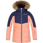 Hannah LEANE JR Dievčenská zimná lyžiarska bunda, lososová, veľkosť 146-152
