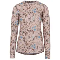 KARI TRAA FRYD LS Dámske tričko, béžová, veľkosť