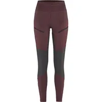 KARI TRAA ANE HIKING TIGHTS Dámske legíny, vínová, veľkosť