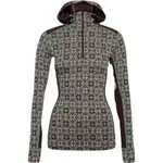 KARI TRAA ROSE Dámske merino tričko s dlhým rukávom, tmavo zelená, veľkosť