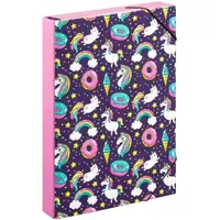 BAAGL JUMBO JEDNOROŽEC Dosky na školské zošity A4, fialová, veľkosť