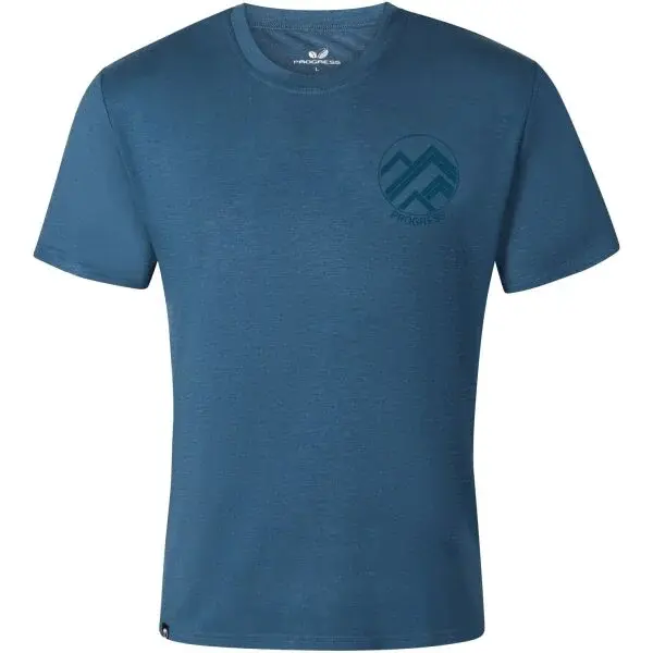 PROGRESS CHEEK Pánske voľnočasové tričko, tmavo modrá, veľkosť XXL