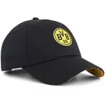 Puma BORUSSIE DORTMUND FAN BASEBALL CAP Šiltovka, čierna, veľkosť ADULT