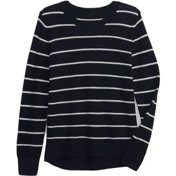 GAP V-BELLA CREW Dámsky sveter, tmavo modrá, veľkosť