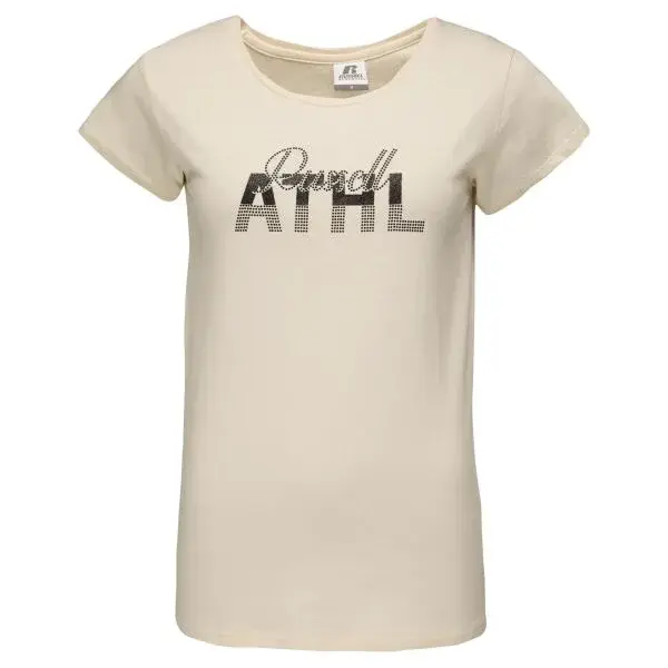 Russell Athletic SNOOK Dámske tričko, béžová, veľkosť