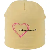 Finmark CHILDREN’S HAT Detská zimná čiapka, béžová, veľkosť UNI