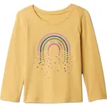 GAP BABY Dievčenské tričko, žltá, veľkosť