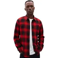 GAP V-LS STANDARD FLANNEL Pánska košeľa, čierna, veľkosť