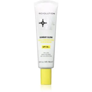 Revolution Skincare Sunray Glow Daily Protection opaľovací krém na tvár pre rozjasnenie pleti SPF 50+ 50 ml