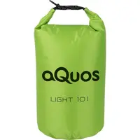 AQUOS LT DRY BAG 10L Vodotěsný vak s rolovacím uzávěrem, světle zelená, velikost