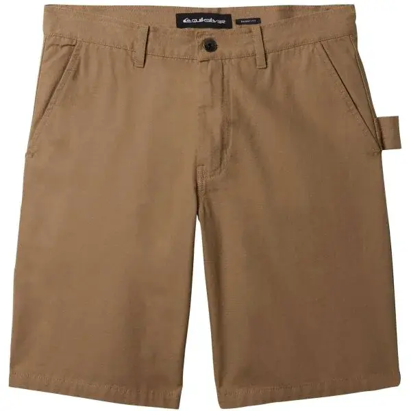 Quiksilver CARPENTER SHORT Pánské kraťasy, hnědá, velikost