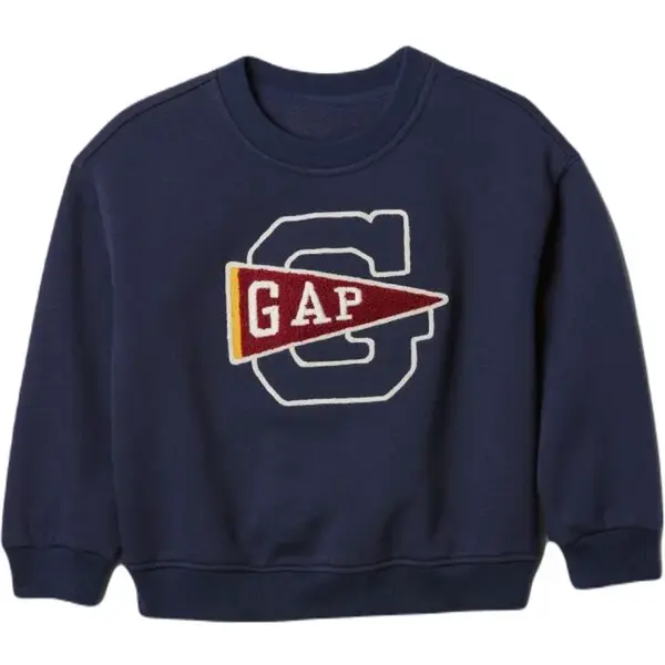 GAP BABY Dětská mikina, tmavě modrá, velikost 4Y