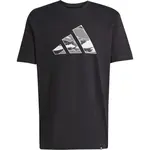 adidas M CAMO LOGO TEE Pánské triko, černá, velikost XXL