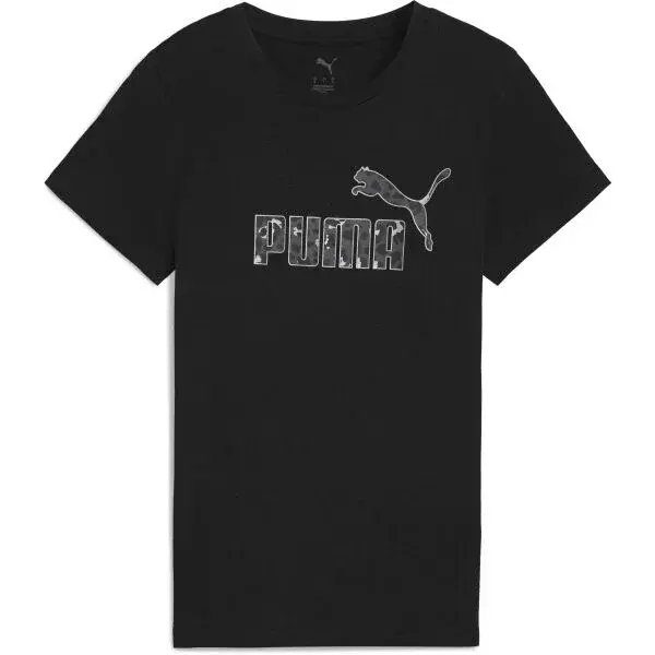 Puma ESSENTIALS ANIMAL GRAPHIC TEE Dámské tričko, černá, velikost