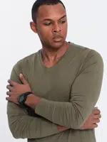 Ombre Men's V-NECK longsleeve set - mix 2