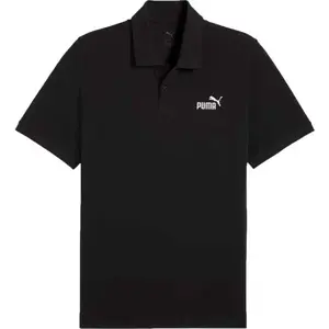 Puma ESSENTIALS NO 1.LOGO PIQUE POLO Pánské polo triko, černá, velikost