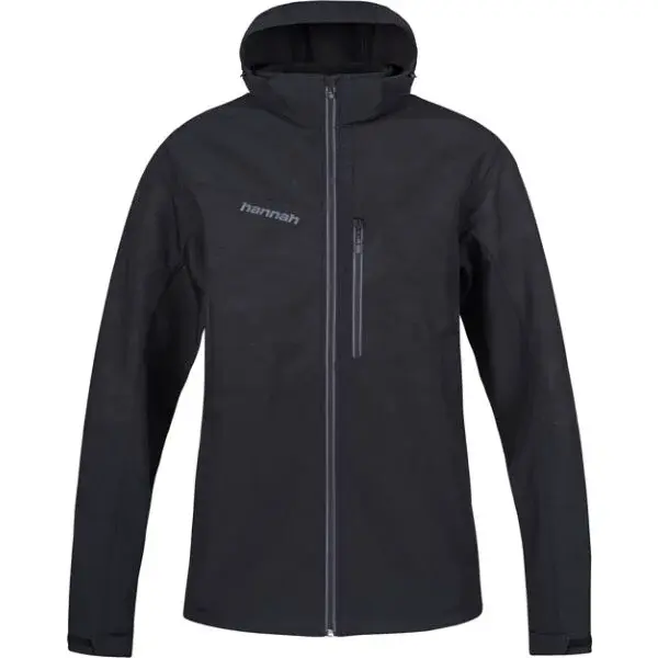 Hannah DENIZ Pánská softshellová bunda, černá, velikost