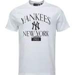 New Era NEW YORK YANKESS MLB ARCH WOODMARK Pánské triko, bílá, velikost