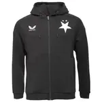 CASTORE SLAVIA PRAGUE TRAVEL FULL ZIP HOODIE Pánská mikina, černá, velikost