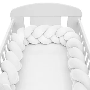 NEW BABY COP Mušelínový mantinel do postýlky, bílá, velikost