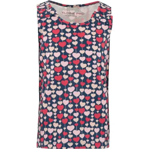 ALPINE PRO WESO Dívčí tílko, modrá, velikost 152-158