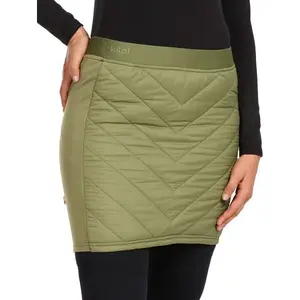 KILPI LIAN Dámská zateplená sukně, khaki, velikost