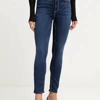 Džíny Guess 1981 dámské, tmavomodrá barva, W5YA46 D0782