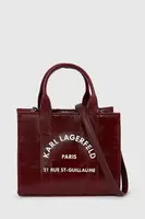 Kabelka Karl Lagerfeld K/RSG vínová barva, A4W50015