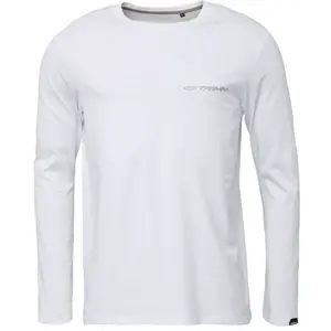 TRIMM BRAVE Pánské tričko s dlouhým rukávem, bílá, velikost XXXL
