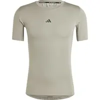 adidas TECHFIT COMPRESSION TRAINING T-SHIRT Pánské fitness triko, šedá, velikost XXL
