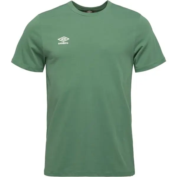 Umbro SPORTS ESSENTIALS TEE Pánské triko, zelená, velikost