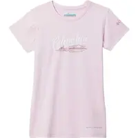 Columbia MISSION PEAK™ SHORT SLEEVE GRAPHIC SHIRT Dívčí triko, růžová, velikost