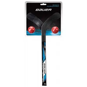 Bauer MINI STICK SET Set hokejek a míčku, černá, velikost