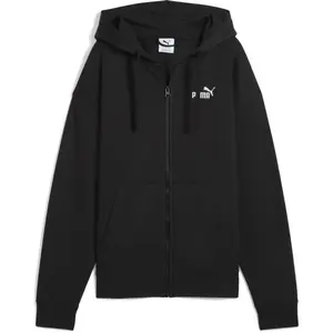 Puma ESSENTIALS SMALL NO.1 LOGO COMFORT FZ HOODIE Dámská mikina, černá, velikost
