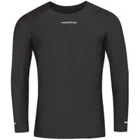PROGRESS SKINNER LS Pánské lepené sportovní triko, černá, velikost