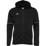 Umbro TECH FZ HOODIE Pánská sportovní mikina, černá, velikost