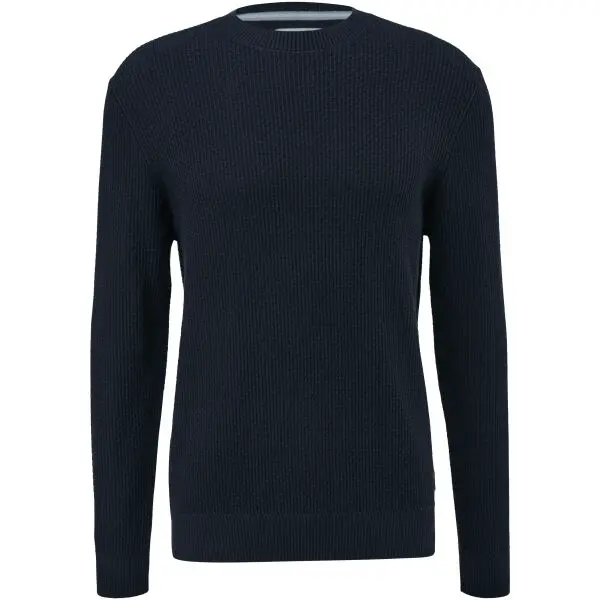 s.Oliver RL KNITTED PULLOVER NOOS Pánský svetr, tmavě modrá, velikost
