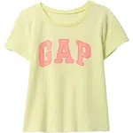GAP V-LOGO Dívčí tričko, žlutá, velikost 3Y