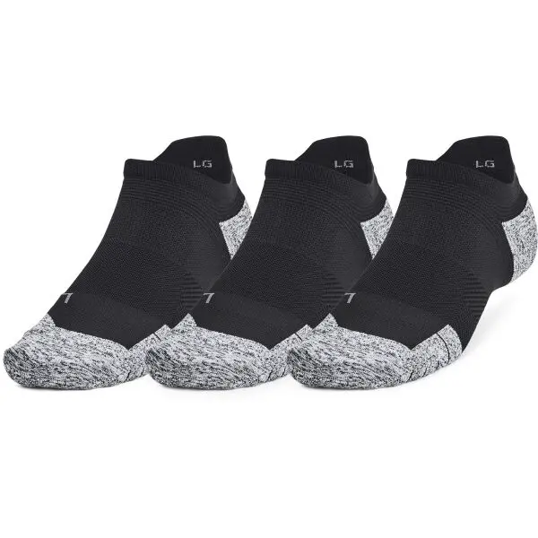 Under Armour AD RUN CUSHION Unisex ponožky, černá, velikost M