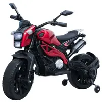 BLUETOUCH MOTORBIKE Dětská elektrická motorka, černá, velikost