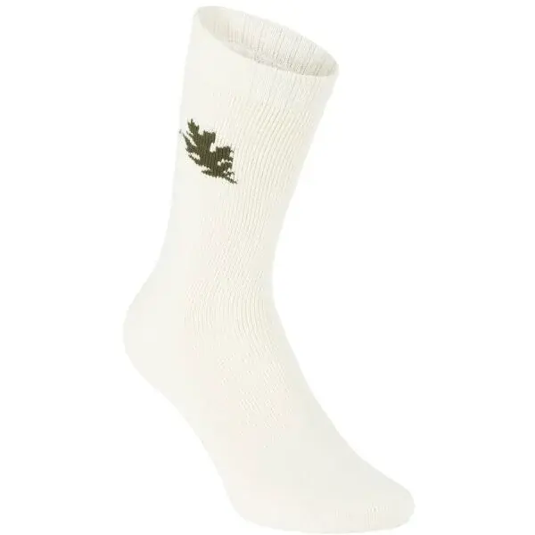 NATURA VIDA REGULAR NATUREL Unisex ponožky, bílá, velikost