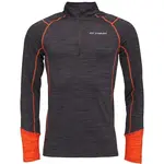 TRIMM CLINIC Pánská mikina, tmavě šedá, velikost XXXL