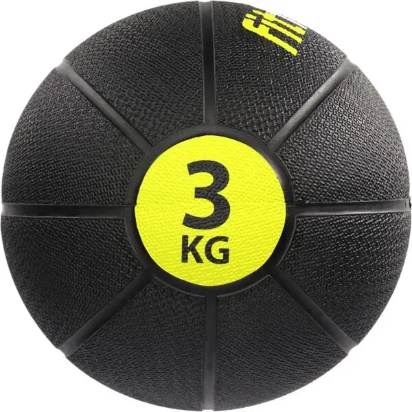 Fitforce MEDICINE BALL 3 KG Medicinbal, černá, velikost 3 KG