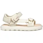 Geox J SANDAL PUFFYPOP C Dívčí sandály, béžová, velikost