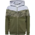 Lewro BRUS Chlapecká celorozepínací mikina, khaki, velikost 164-170