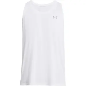 Under Armour LAUNCH SINGLET Pánské tílko, bílá, velikost L