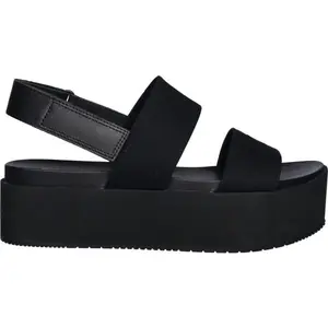 Calvin Klein FLATFORM SLING IN Dámské sandály, černá, velikost