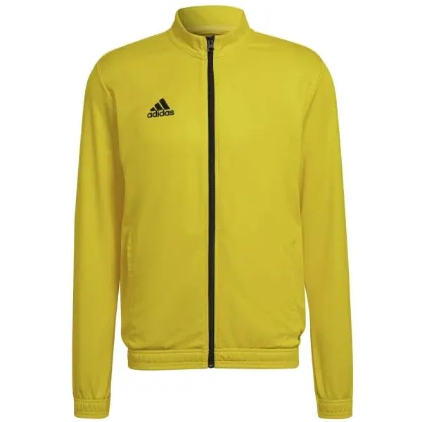 adidas ENTRADA 22 TRACK JACKET Pánská fotbalová mikina, žlutá, velikost