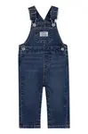 Detské rifľové nohavice na traky Levi's DENIM OVERALL